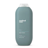 method Men's Body Wash, Sandalwood + Vetiver, 18 fl oz – Skin-Nourishing Daily Cleanser for Sensitive Skin That Won't Strip Moisture