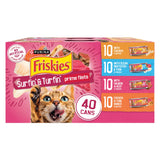 Purina Friskies Prime Filets Variety Pack – Bulk 40-Can Stock for Multi-Cat Household Feeding Stations