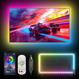 MORIACC LED Lights for TV – Valentine's Day and Holiday Gift, Ambient Room Decor Strip with Bluetooth App