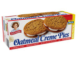 Little Debbie Oatmeal Crème Pies – Classroom Snack for Young Learners, 12 Individually Portioned Oat Cookies