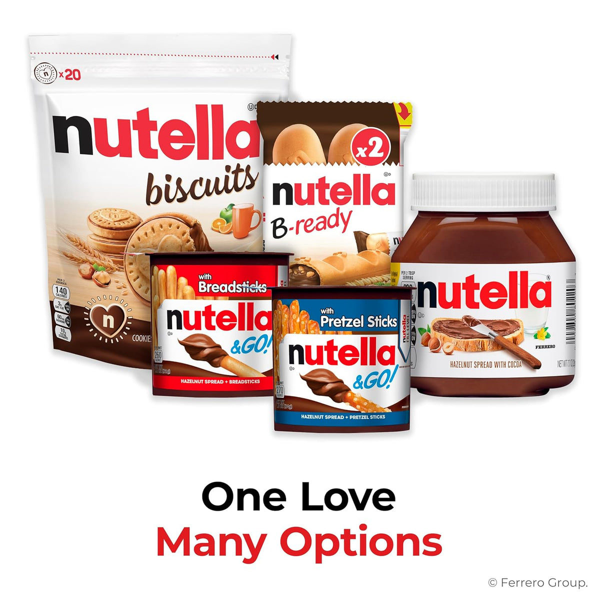 Nutella & GO! Hazelnut Spread with Breadsticks – Office Desk Drawer 3 PM Pick-Me-Up Snack, 12 Single-Serve 1.8 oz Cups