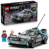 LEGO DeLorean Time Machine 77256 – Mindful Building Project for Off-Hour Relaxation, 357-Piece Set That Doubles as Office Desk Display
