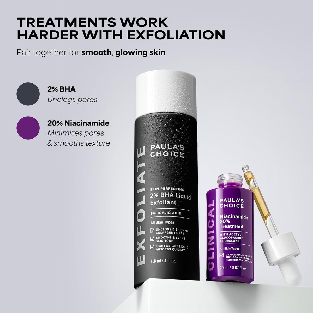 Paula's Choice CLINICAL Niacinamide Vitamin B3 Face Serum – One-Bottle Solution to Refine Pores, Tone, and Texture in an Intentional Routine