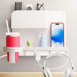 WallShelfie Minimalist Floating Nightstand – Neutral Matte Black Wall Shelf for Modern Bedrooms