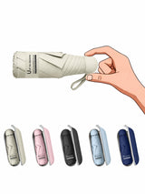 BAODINI Compact Pocket Umbrella, Capsule-Case Storage for an Intentional Everyday Carry