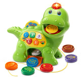 VTech Chomp and Count Dino, Green – Safe Nursery Learning Toy for Toddlers 1 to 3, Shape and Color Recognition