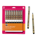 SAKURA Pigma Micron Safe Ink Drawing Pens – Worry-Free Choice for Playroom Art, Student Sketchbooks and Study Desks