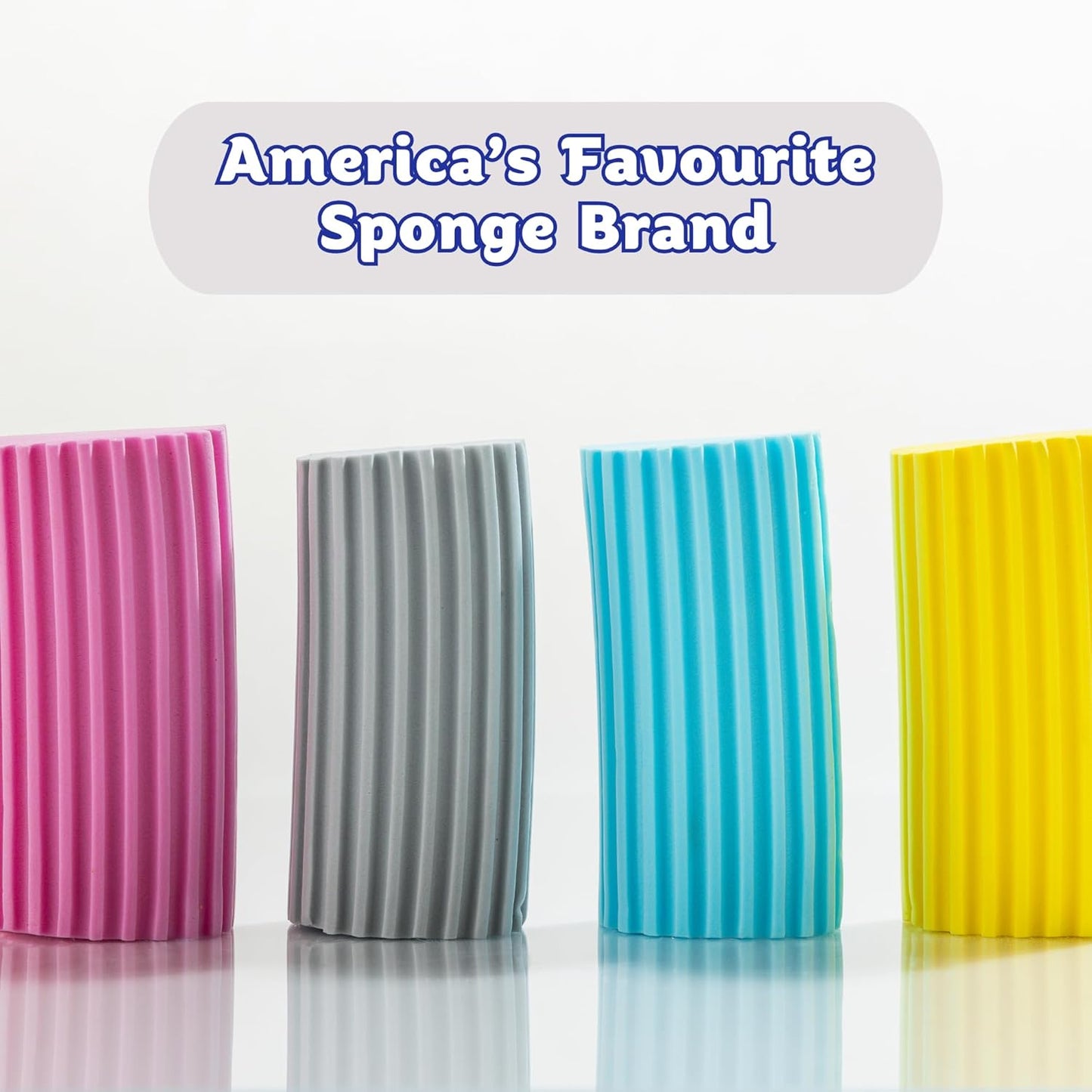 Scrub Daddy Damp Duster for Pet Hair Relief, Hypoallergenic Style Sponge for Furniture and Baseboards