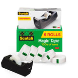 Scotch Magic Tape with Writable Surface for Kids Supply Closet and Classroom Organization