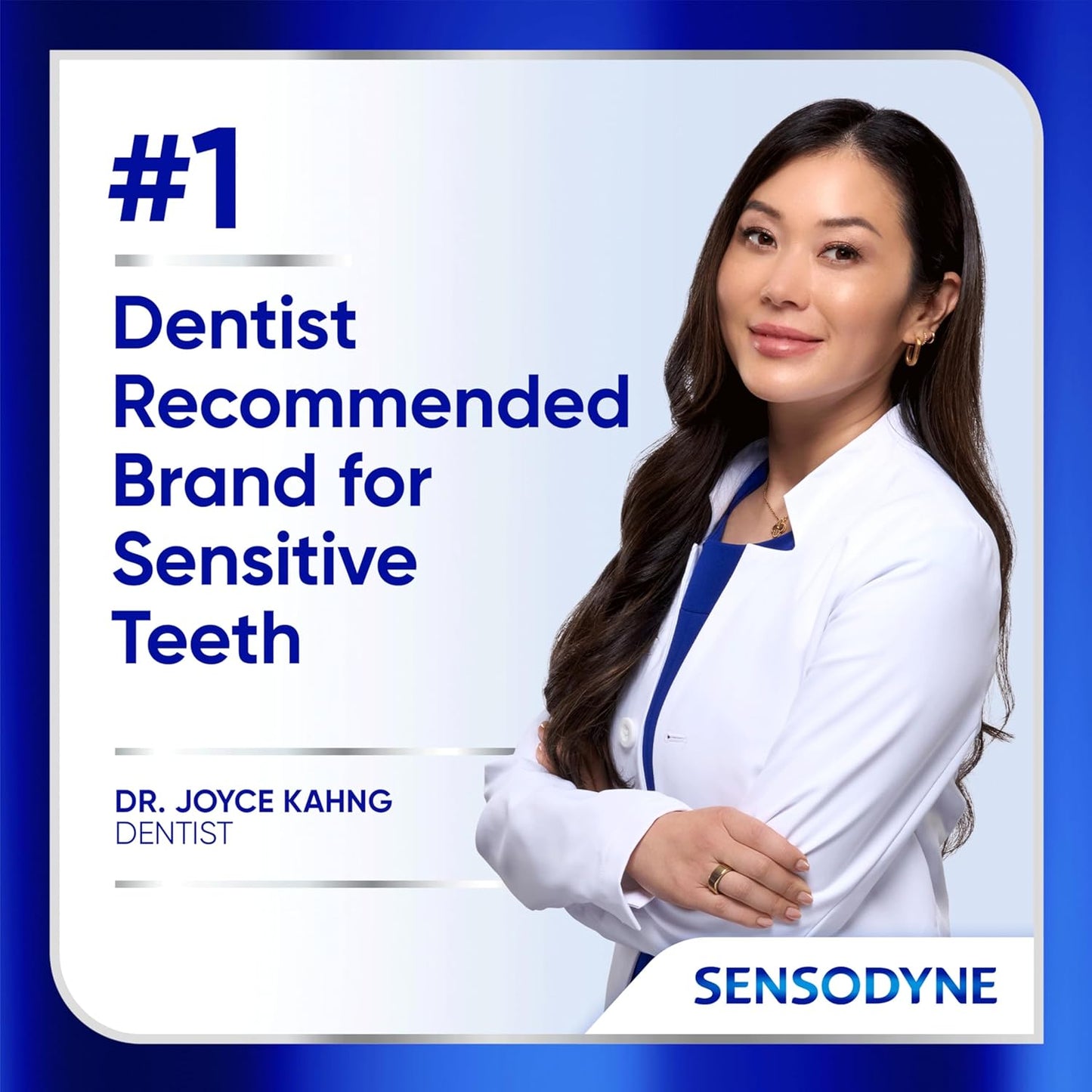 Sensodyne Clinical Repair Whiten & Shine Toothpaste – Refined Daily Indulgence for Stain-Prone Sensitive Smiles, 2.3 oz
