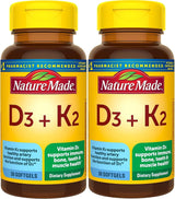 Nature Made Vitamin D3 K2 5000 IU – Quality Verified Softgel for Safe Long-Term Use