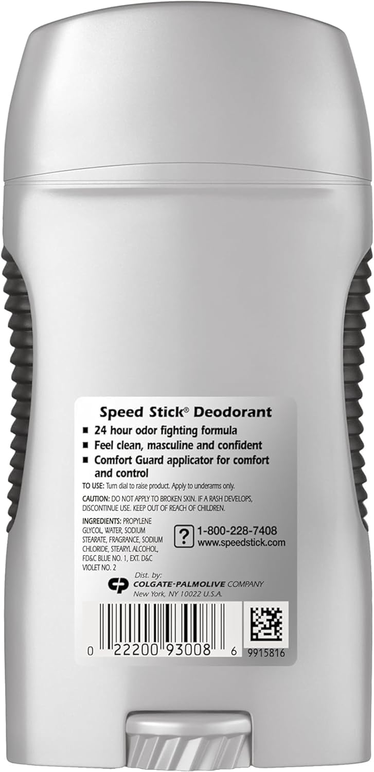 Speed Stick Solid Deodorant Ocean Surf – Clean Design No-Residue Deodorant for Capsule Bathrooms