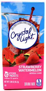 Crystal Light Strawberry Watermelon – Personal Care Hydration Essential for Wellness Drinkers Avoiding Sugar, 1.96 oz Original Formula