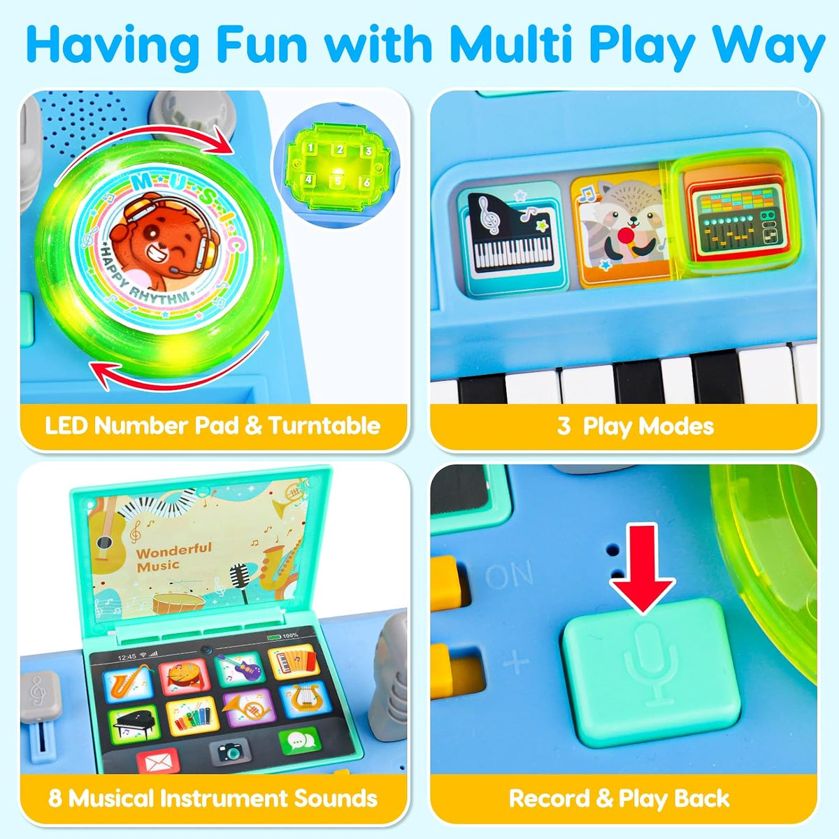 sturdy, non-toxic plastic construction with smooth edges