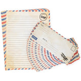 Airmail Letter Set – Grandparent Gift Set for Kids to Write to Grandma and Grandpa, Kid Friendly Stationery