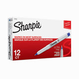 Sharpie Ultra-Fine Permanent Markers – Pantry and Kitchen Organization Supply, Blue 12 Count