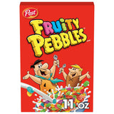 Post Fruity Pebbles Cereal – Gluten Free Kids Breakfast for Family Breakfast Table