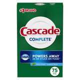 Cascade Complete Powder Dishwasher Detergent for Uncluttered Counter Spaces, Bulk-Size Refill Solution