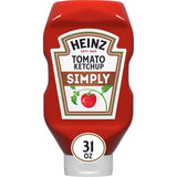 Heinz Simply Ketchup, 31 oz – Family-Size School Lunchbox Dip for Kids Lunch Prep