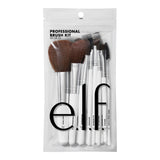 e.l.f. Complete Makeup Brush Collection – Neutral-Toned Tools for a Clutter-Free Vanity, Effortless Full-Face Routine