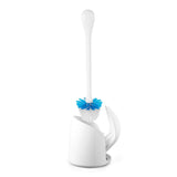 OXO Good Grips Designer Toilet Brush – Bathroom Style Refresh in White or Gray for Contemporary Homes