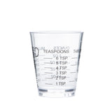 Chef Craft Classic Shot Glass Measurer – Thoughtful Valentine's Day Gift for Couples Who Cook Together, 1 oz
