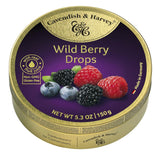 Cavendish & Harvey Wild Berry Hard Candy Drops – Beautiful Powdered Sugar Candy Drops as Pantry Counter Topper and Vignette