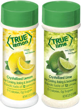True Lemon Two Pack - Quick Lemon and Lime Seasoning for Office Breakroom and Meal Prep Station, Ready to Sprinkle