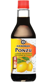Kikkoman Ponzu Citrus Seasoned Dressing and Sauce, 15 Ounce – Portable Citrus Marinade for Patio Grilling and Cookouts