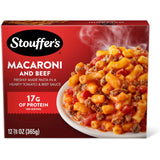 Stouffer's Macaroni and Beef Single Serve Frozen Pasta Nourishing Microwave Dinner for Self-Care Nights In