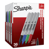 Sharpie Permanent Markers Fine Point Red 36 Count – Home Office and Mail Room Labeling Supplies for File Organization