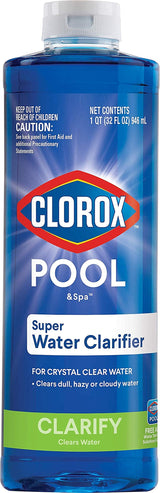 Clorox® Pool&Spa™ Pool Clarifier Concentrate for Outdoor Pool Recovery, 32 oz Storm and Party Restoration