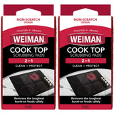 Weiman Cook Top Scrubbing Pads – Streamlined Burnt Food Remover for Simple Cleaning Routines