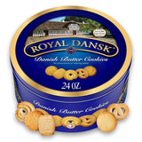 Royal Dansk Danish Butter Cookies – Charming Coffee Table Centerpiece Tin, Pairs with Afternoon Tea Setup and Cozy Home Aesthetics