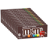 M&M'S Theater Box Candy – Holiday Care Package and Christmas Gift for Son, Pack of 12