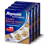 Reynolds Kitchens Pre-Cut Parchment Paper for Health-Conscious Meal Prep, Reusable Liners for Batch-Cooked Veggies