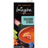 Imagine Seafood Stock 32 oz – Simple Organic Seafood Broth for the Uncluttered Pantry