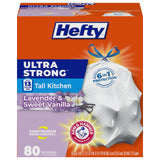 Hefty Ultra Strong 13 Gallon Scented Drawstring Kitchen Bags, Fewer Reorder Trips with Odor Control for Working-from-Home Households