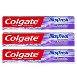 Colgate Max Fresh Knockout Gel Toothpaste – Picnic and Outdoor Dining Companion, Portable Fresh Breath Tube