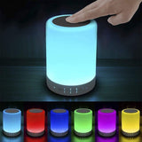 Elecstars Smart Touch Table Lamp with Bluetooth Audio - Last-Minute Gift Under $50 for Kids and Adults, Portable Waterproof Night Light for Any Room