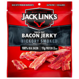 Jack Link's Bacon Jerky, Hickory Smoked – No Cooking Required Protein Pack for Lunchboxes, Playdates, and Field Trips
