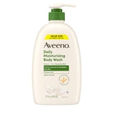Aveeno Daily Moisturizing Body Wash for Dry Skin – Clean, Soap-Free Formula for Sensitive Family Members, 33 fl oz