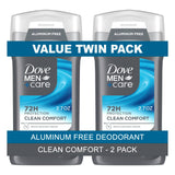 Dove Men+Care Clean Comfort Stick – Mindful Post-Workout Deodorant for Active Routines