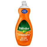 Palmolive Ultra Antibacterial Dish Soap Orange – Family Kitchen Cleaner for Highchairs, Bottles, and Sippy Cups, 32.5 Fl Oz