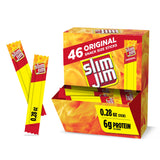Slim Jim Smoked Meat Sticks – 150 Calorie High Protein Snack for Between-Meeting Hunger and Shift Workers