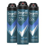 Degree Men MotionSense Dry Spray Cool Rush 4-Pack – Dermatologist-Tested Freshness for Mindful Morning Routines and Wellness Stacks
