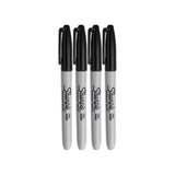 Sharpie Permanent Markers Fine Point Black – Home Office Labeling Essential for Files, Bins & Notebooks