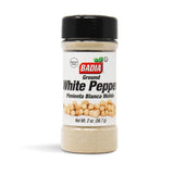 Badia Ground White Pepper, 2 oz – Chef's Choice for White Gravies, Mashed Potatoes and Plated Presentations