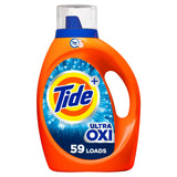 Tide Ultra Oxi Boost Liquid Laundry Detergent – Heavy Duty Detergent for Camping Towels and Outdoor Gear