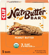 CLIF Nut Butter Bar Peanut Butter – Pre-Practice Fuel for Youth Sports, 5-Pack